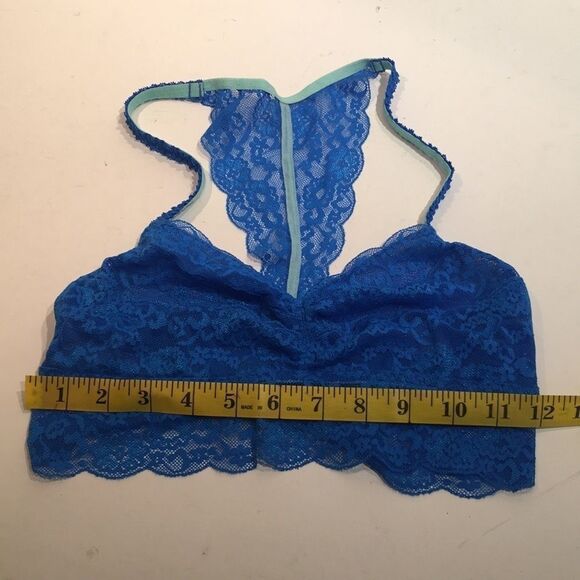 Bundle Sale 3 for $15 | Victoria's Secret Blue Lace Bralette - Picture 6 of 8